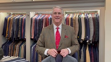 How to fold a Suit or Jacket and Trousers for travel.