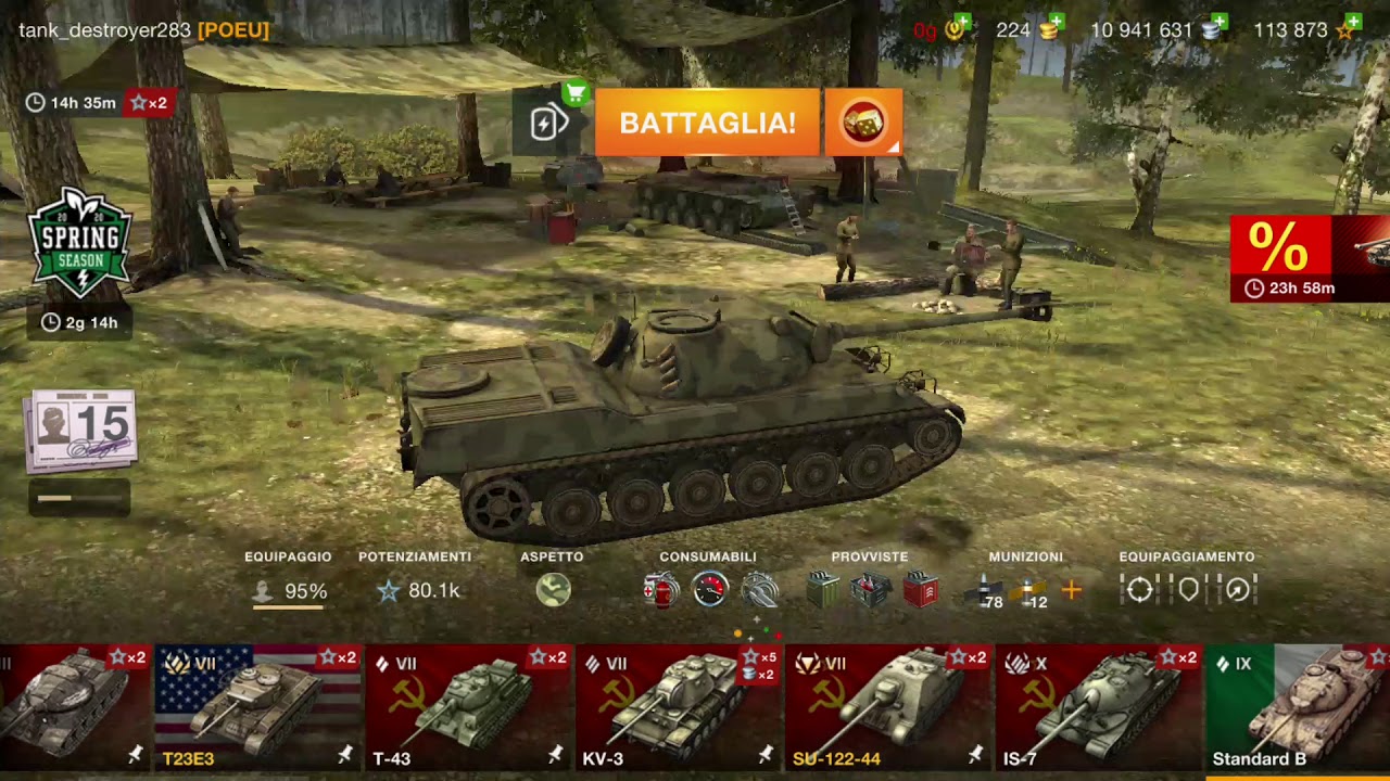 World of tanks Blitz grind to progetto 65 YouTube