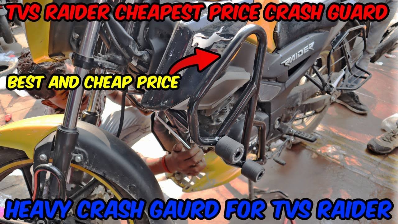 Tvs Raider crash guard Tvs Raider Cheap Price Crash Guard Crash