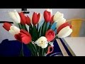 Hướng dẫn làm hoa tulip - Paper Flower