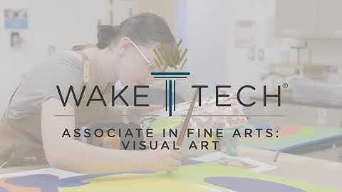 Wake Tech - Associate In Fine Arts - Visual Arts