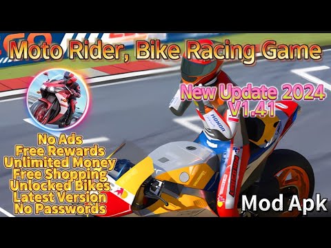 Moto Rider Bike Racing Game Mod Apk v1.41 Unlimited Money No Ads Free Rewards Latest Version 2023 mới nhất 2023