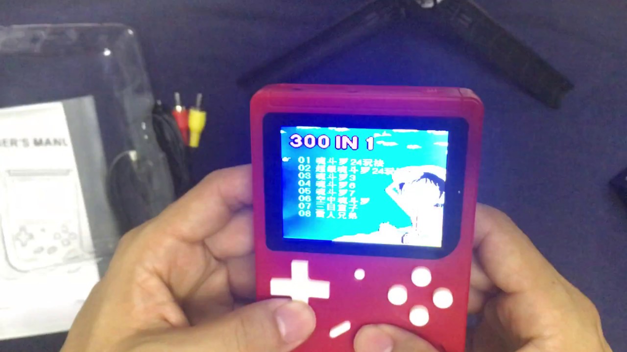 Portable video games Retro Mini Game Console 8-bit game player TV Output For FC Games 300 games