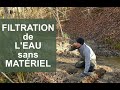 Secret des forces spéciales - Purification de l'eau sans matériel.