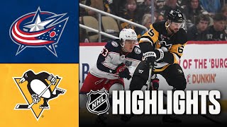 Nhl Highlights Blue Jackets Vs. Penguins September 27, 2025