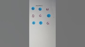 Drawing A Starlight line With Alfabet A To I #line #maths #shorts