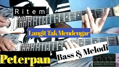 Peterpan - Langit Tak Mendengar (tutorial intro melodi & bass)