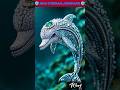 क्या आपने कभी सोचा है पांच अलग जानवर लग्जरी चीजो से मिले तो 🥶 DOLPHIN + RING  #hybrids#animal#shorts