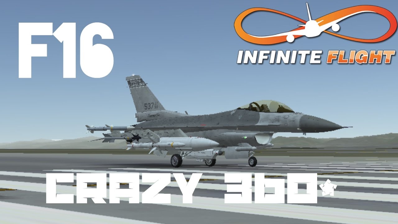Infinite Flight | F16 | CRAZY 360!!! - YouTube