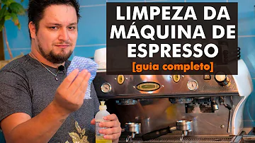 Como higienizar máquina de café expresso?