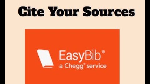 Creating Citations for databases & Websites