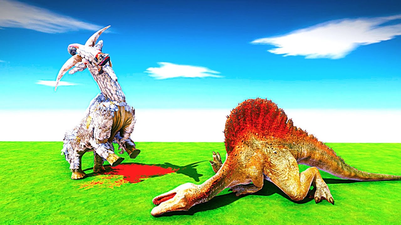 NPC Battles - dinosaurs - ARBS - Animal Revolt Battle Simulator - YouTube