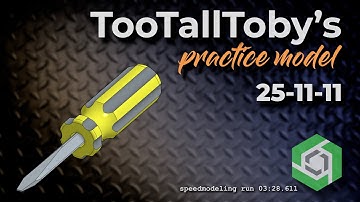 Onshape Speedmodeling Too Tall Toby Practice Model 25-11-11