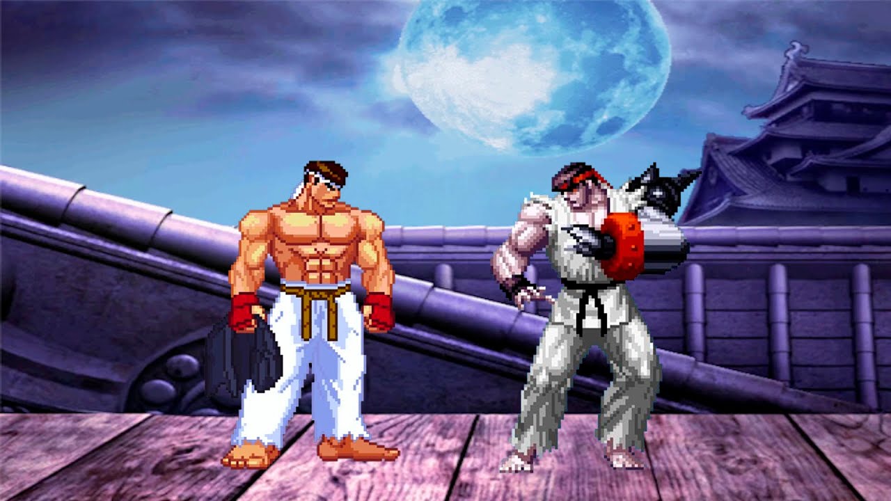 SHIN RYU VS CYBER RYU
