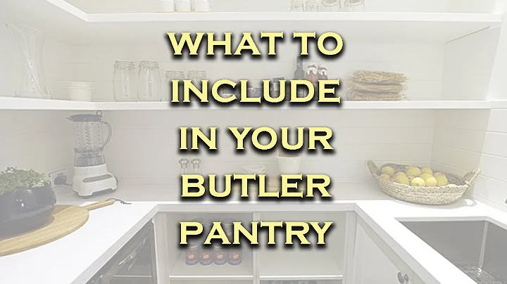 What To Include In Your Butler Pantry | Simone Tv:...