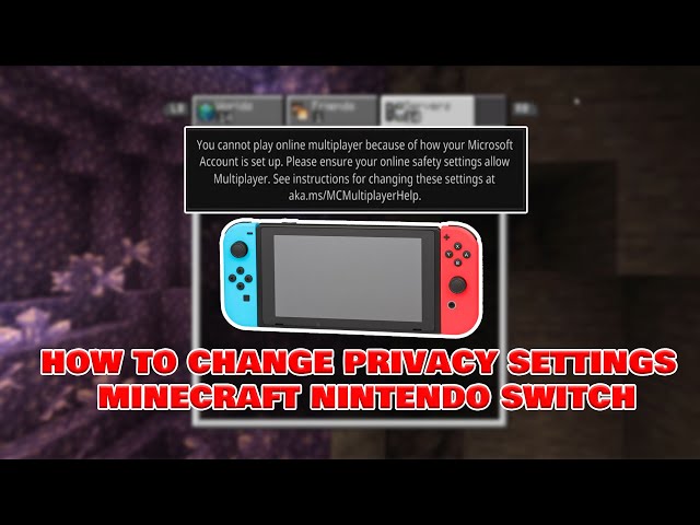 How to play Minecraft online on Nintendo Switch - Setup guide. 