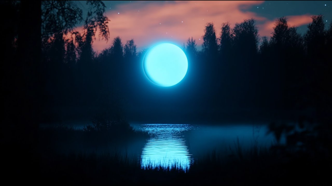 GIANT 50-100 ft Diamater BLUE ORB UFO