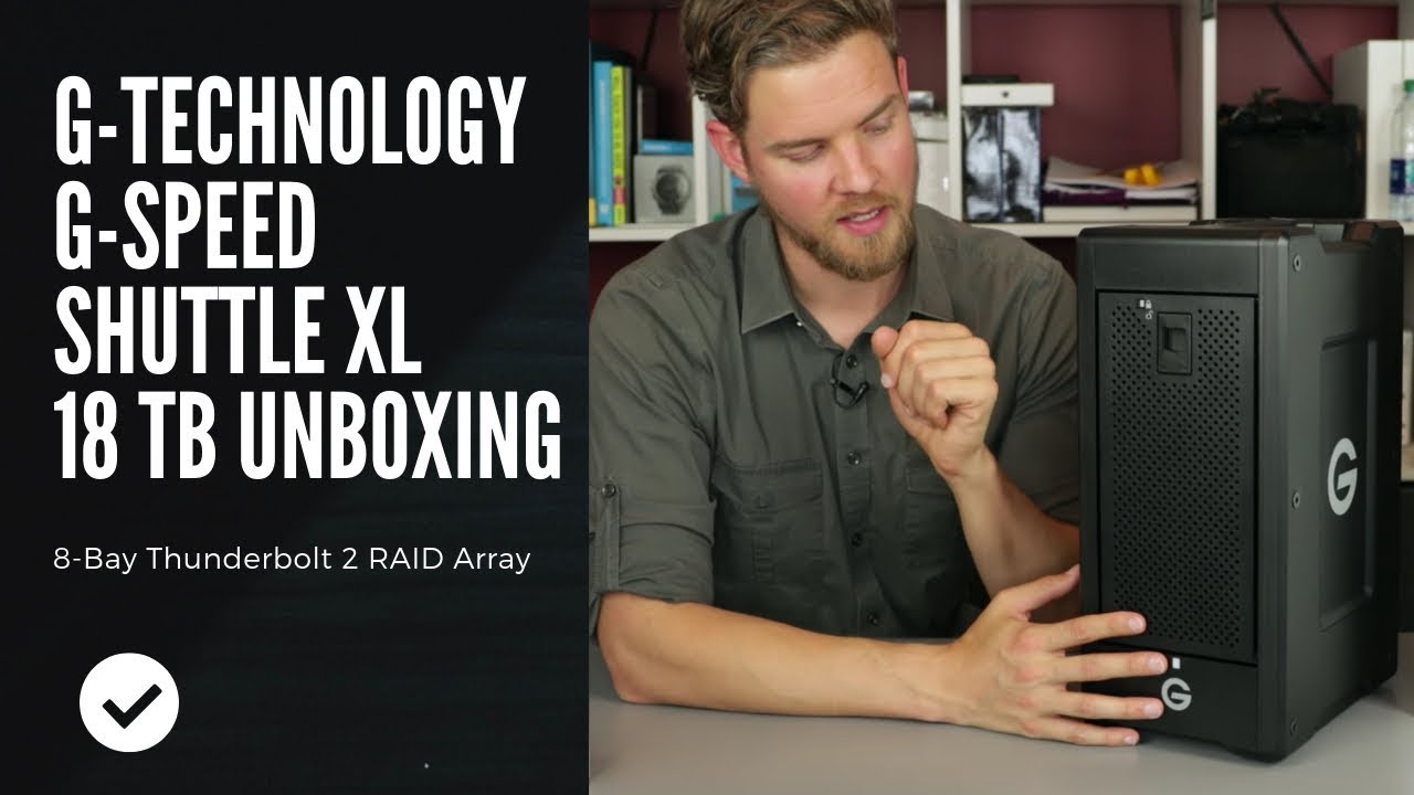G-Technology G-SPEED Shuttle XL 18TB Unboxing - YouTube
