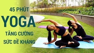 ⭐ 45 Phút tập Yoga tăng cường sức đề kháng | bài tập cho hơi thở, lồng ngực và sự dẻo dai screenshot 3