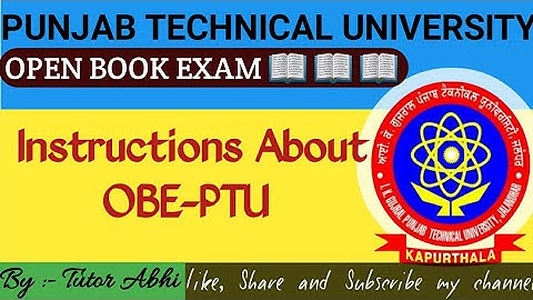 🔴How To Attempt IKGPTU OBE Exam | PTU Open Book Exam Instructions | May June 2021 Exams |Tutor Abhi