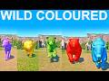 Wild Coloured Animals Speed Race in Planet Zoo included Grizzly Bear, Jaguar, Red Fox, Bush Dog