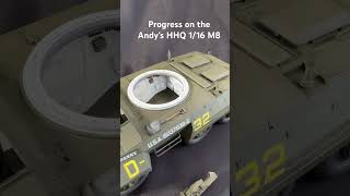 Building the ANDY&#39;S HHQ 1/16 M8 Greyhound @AndysHobbyHeadquarters