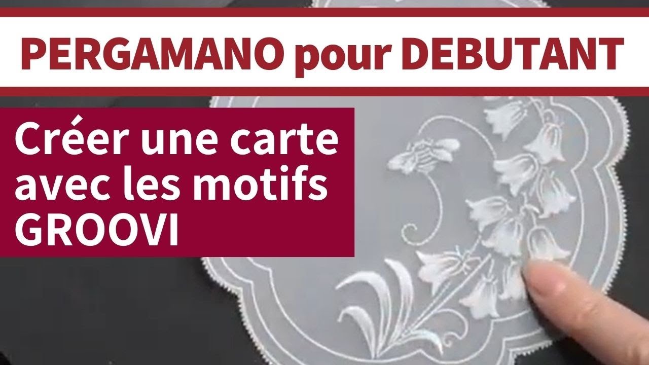 Utiliser les Grilles Groovi pour créer des motifs de Pergamano