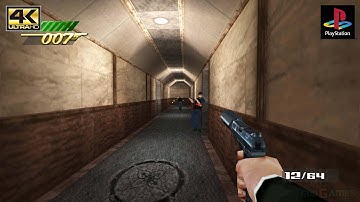 007: The World Is Not Enough - Gameplay PSX / PS1 / PGXP / Widescreen 4k 2160p (Beetle HW)