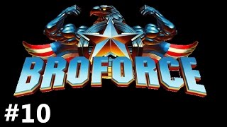 Helicopter Boss Battle ! - Broforce Part 10 Co-op Gameplay Walkthrough