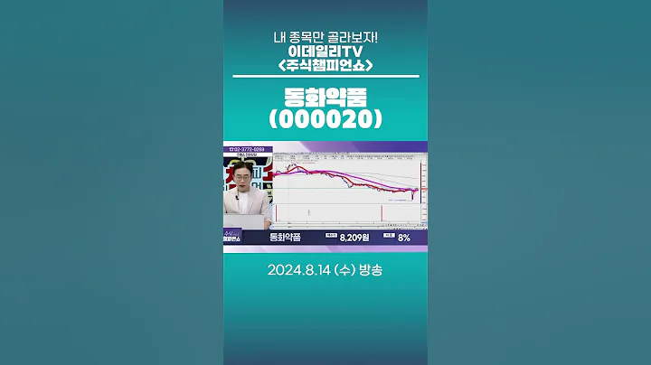동화약품(000020) - 종목상담 김현구 멘토 (20240814)