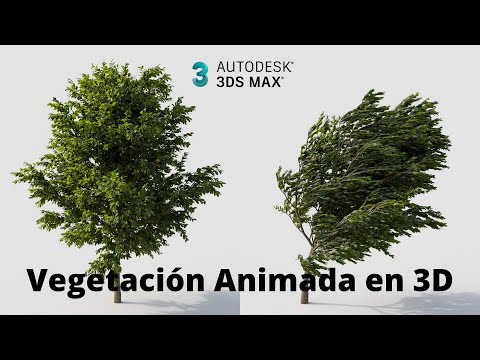 Vegetación animada en 3DS MAX y GrowFX (Adán Martín)