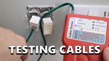 Hoe u uw Ethernet-kabelverbindingen test