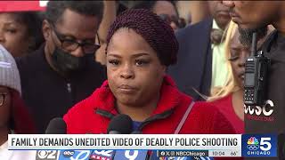 Family pleads for Carol Stream police to release unedited video of fataly shooting