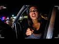Woman Refuses to Exit Her Car — Ends Badly
