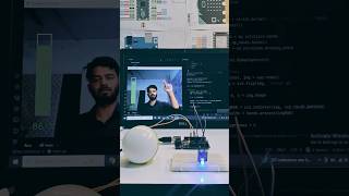 Control LED Brightness with Hand 🤯 | OpenCV + Arduino Project #shorts#youtubeshorts#arduino