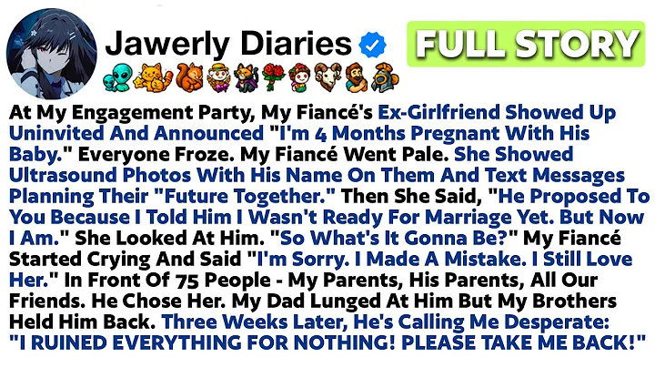[FULL STORY] At My Engagement Party, My Fiancé's Ex-Girlfriend Showed Up Uninvited And Announced..
