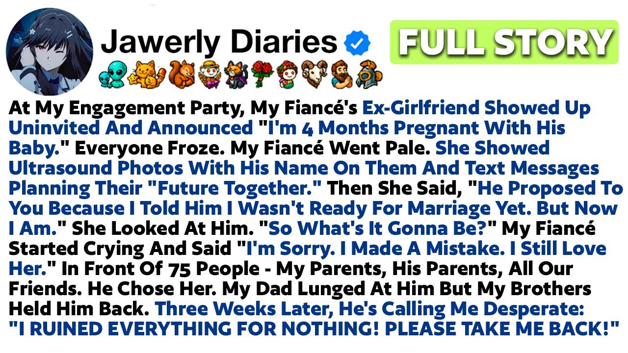 [FULL STORY] At My Engagement Party, My Fiancé's Ex-Girlfriend Showed Up Uninvited And Announced..