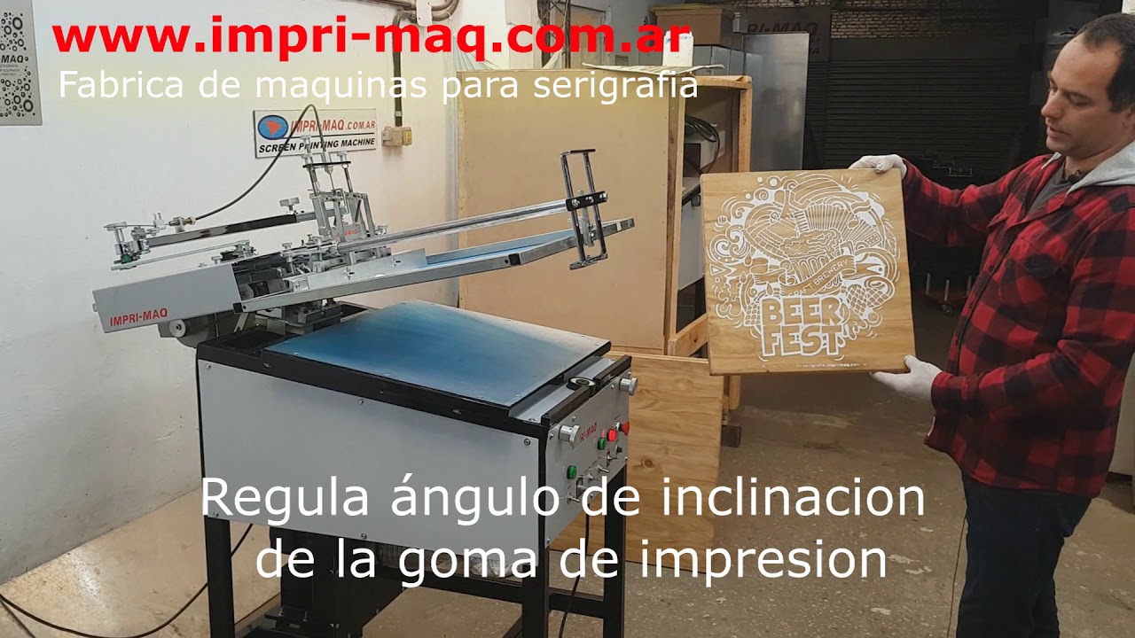 Impresora de madera, cuadros, pino, tableros de madera, cajones de madera,  maquina de serigrafia HD♻ - YouTube