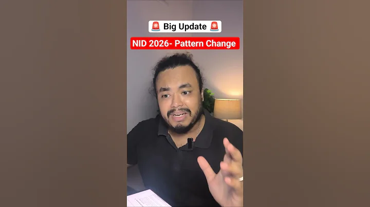 🚨 NID 2026 Exam Pattern Changed! | Big Update for Aspirants