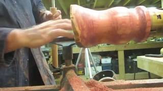 wood turning # 50 live edge cedar vase