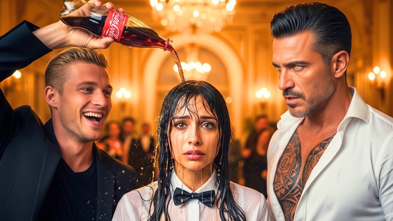 Le arrojaron Coca-Cola a la mesera para HUMILLARLA – sin saber que su esposo era el JEFE DE LA MAFIA