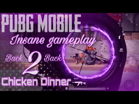 Back To Back Chicken Dinner in Villager esports With Team Insane. Pubg mobile gameplay.