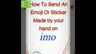 how to make an emoji or sticker to send on imo screenshot 4