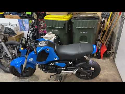 Honda Grom 2022 :  Before & After TST Industries Fender delete, Tail light, plate light and Signals