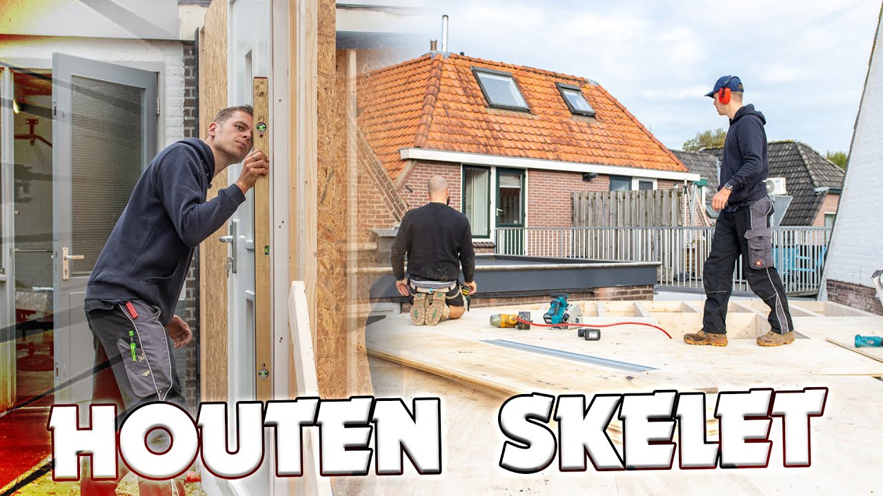 Houten Skelet + EPDM Dak Maken! De Verbouwing #3