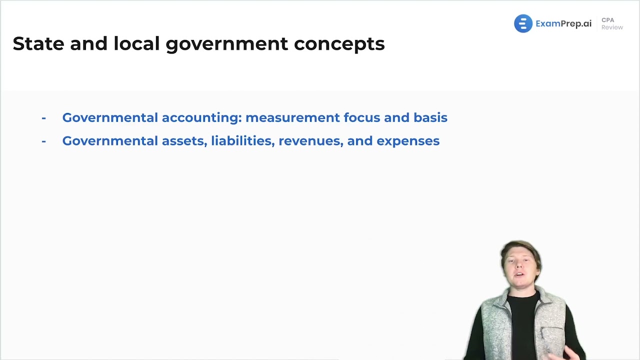 State and local government concepts - Overview - FAR Exam Prep