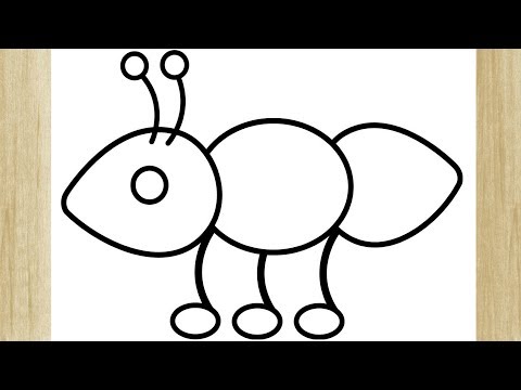 Vídeo: Como Desenhar Uma Formiga