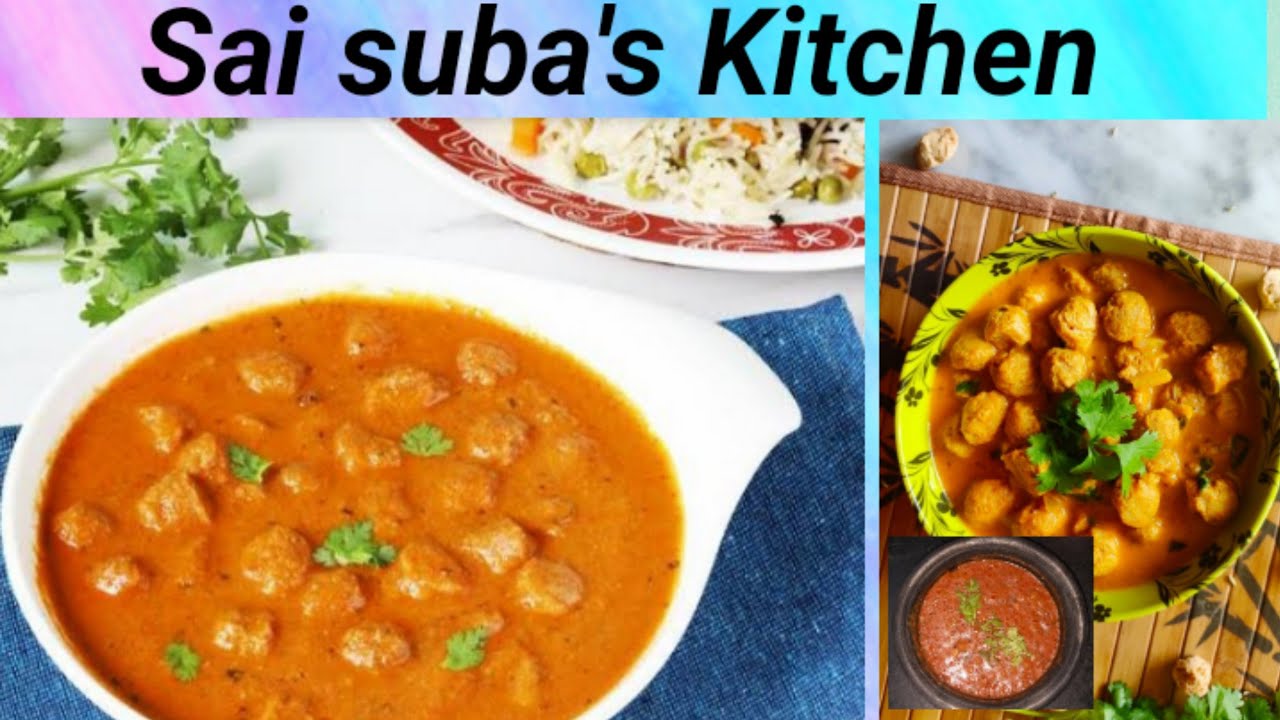 Meal Maker Gravy In Tamil YouTube