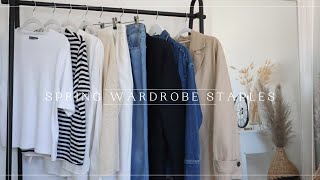 SPRING TRANSITIONAL CAPSULE WARDROBE STAPLES! | ESSENTIAL PIECES FOR A COHESIVE WARDROBE!
