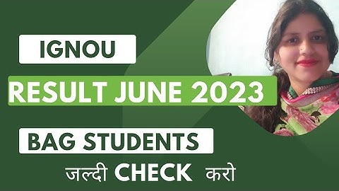IGNOU Results June 2023   जल्दी से check  करो | Ignou Result| Ignou June 2023 Result
